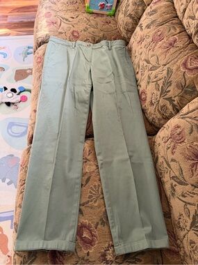 Talbots Olive Green Straight Leg Chinos